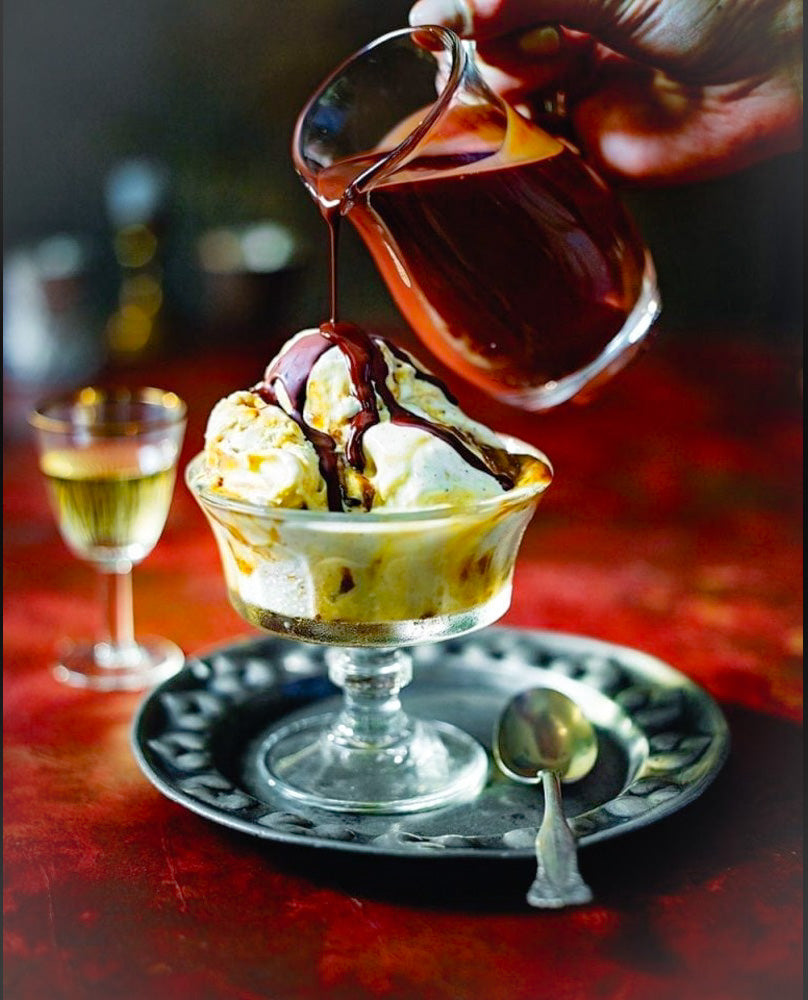 Caramel and Chocolate Balsamic Ice-cream