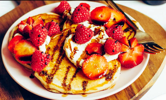 Elegant Maple Balsamic Pancakes