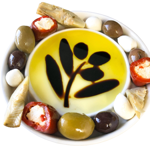 Appetizer Dipping Plate